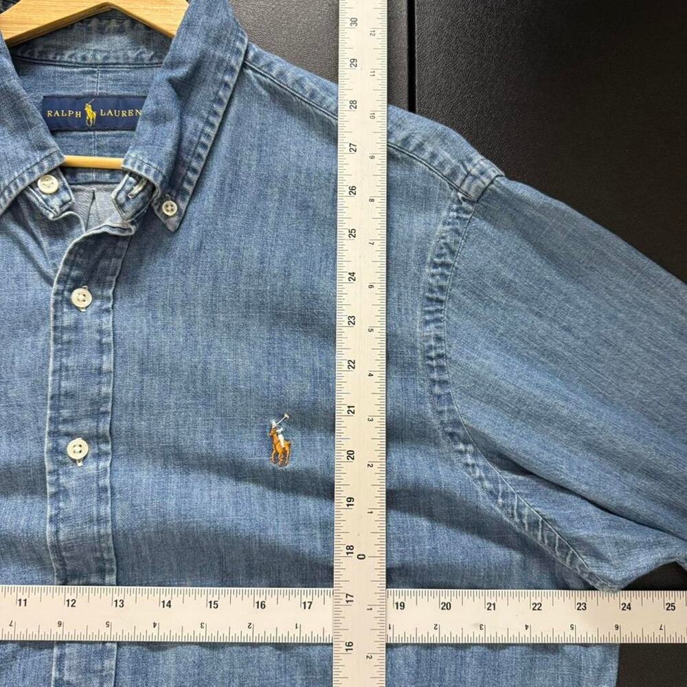 Polo ralph lauren denim button - Picture 6 of 6